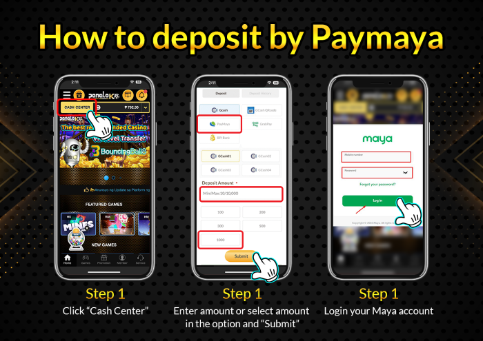 How to deposit using paymaya